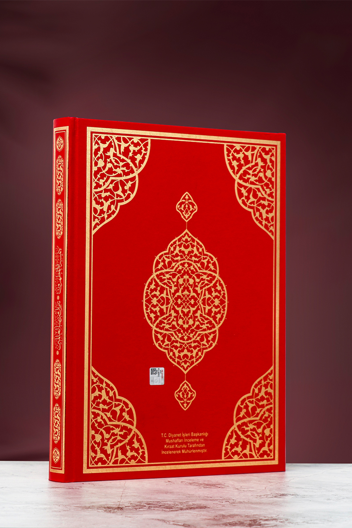 Furkan Neşriyat Cami Boy Mıklepli Kırmızı Kuranı Kerim Bilgisayar Hattı Iri Yazılı - Görsel 2