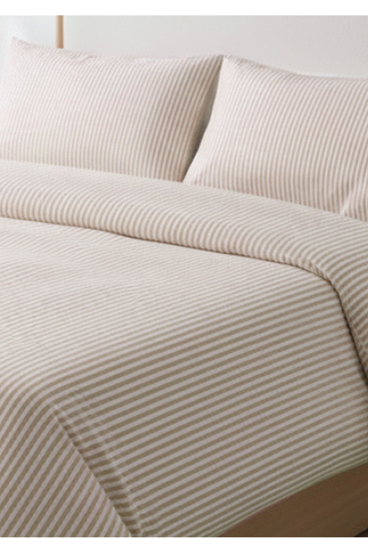 Days In Colours Çift Kişilik %100 Pamuk Çizgili Nevresim Takımı - Pera Serisi - Görsel 2