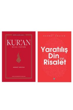 HALİÇ ÜNİVERSİTESİ YAYINLARI Kur’an Meal Tefsir Geniş Açıklamalı / Yaratılış Din Ve Risalet (2 Kitap Set)