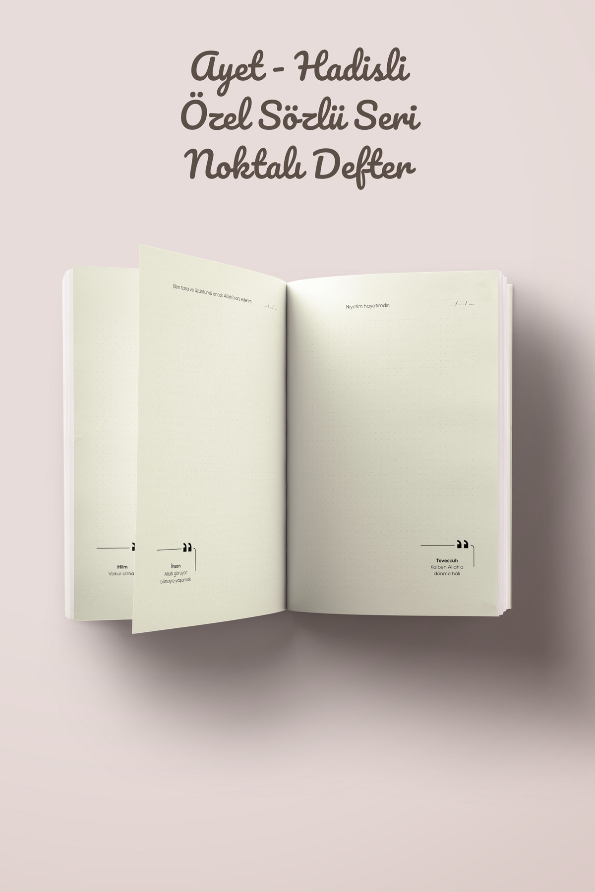 Bi Dünya Haber Yaratan Rabbinin Adıyla Oku İslami Defter (Ayet-Hadisli) - Görsel 2