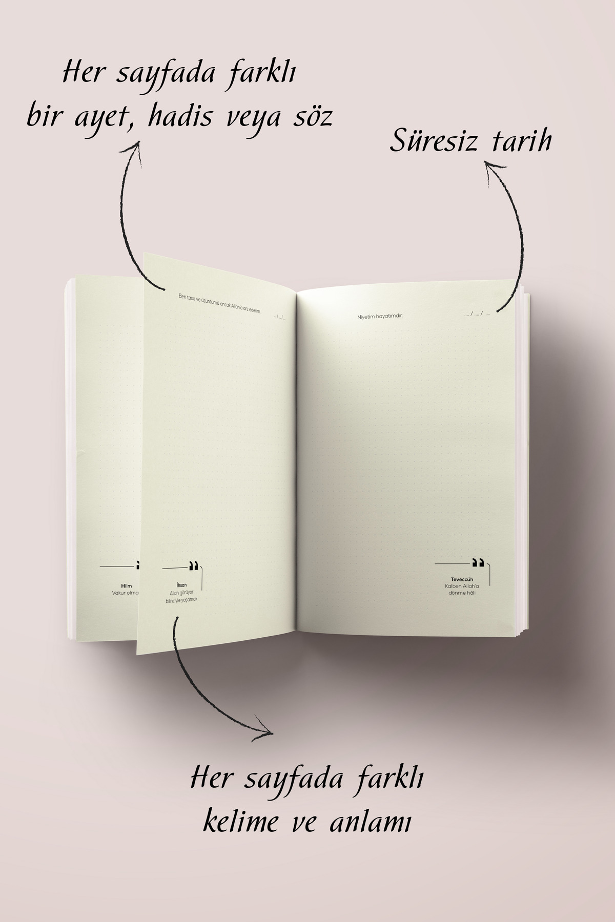 Bi Dünya Haber Yaratan Rabbinin Adıyla Oku İslami Defter (Ayet-Hadisli) - Görsel 3