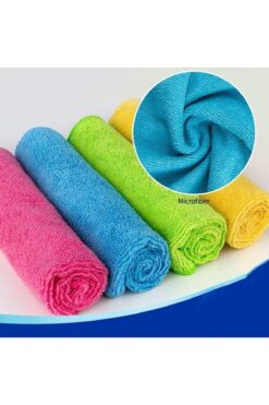 Butik Yıldız 12li Mikrofiber Bez Mikro Fiber Temizlik Bezi 30 X 30 Cm