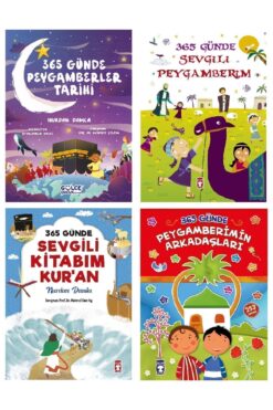 Timaş Çocuk 365 Günde Peygamberler Tarihi+sevgili Peygamberim+sevgili Kitabım Kuran+arkadaşları 4 Kitap Set