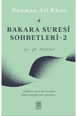 Timaş Yayınları Bakara Suresi Sohbetleri 2 / Nouman Ali Khan / Timaş Yayınları / 9786050847895