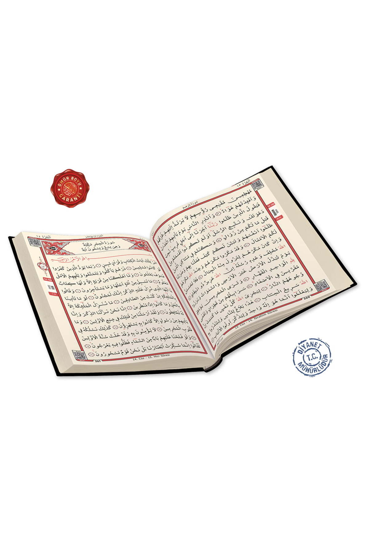 Merve Yayınları Kuranı Kerim Bilgisayar Hatlı Kabe Model Rahle Boy - Görsel 2