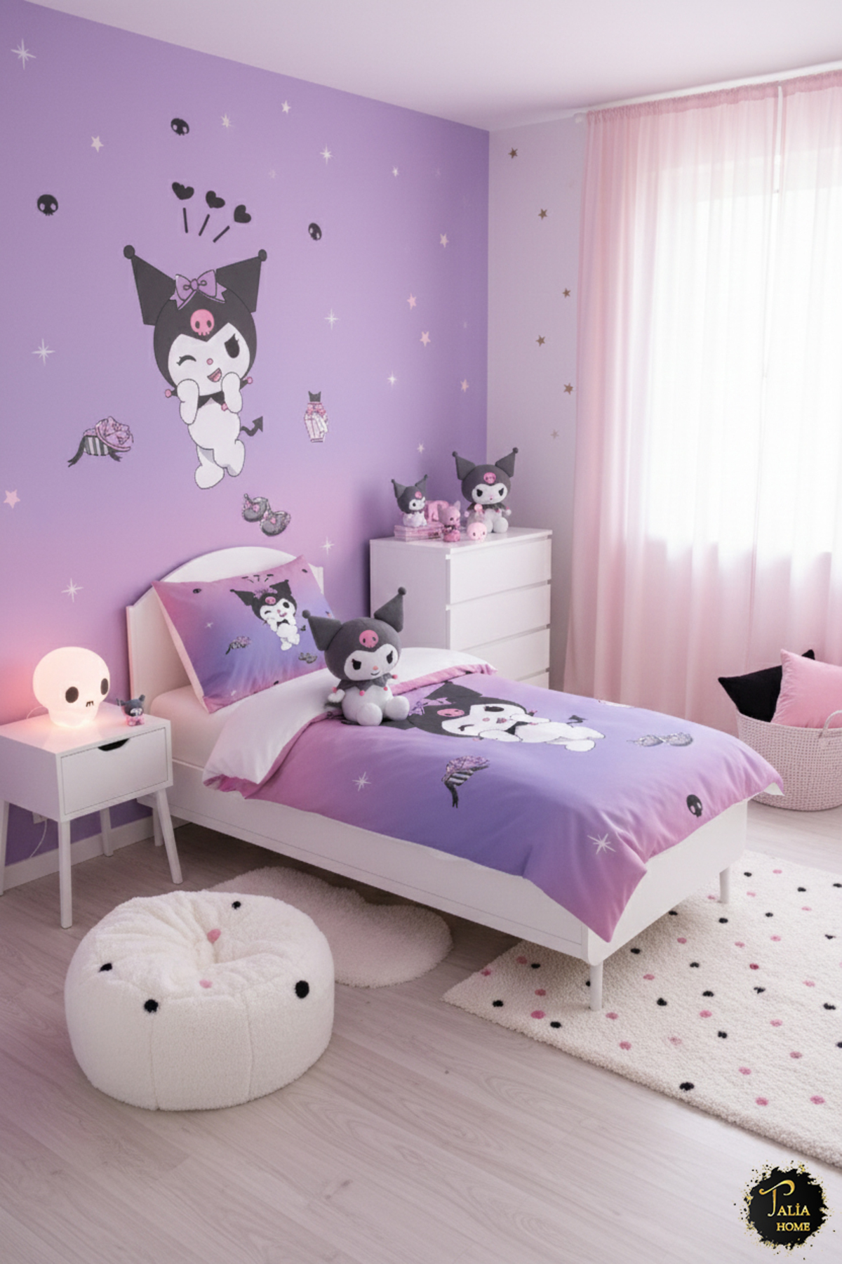 Talia Home Kuromi Desenli Çocuk ve Bebek Odası Nevresim Takımı TLAN-325 - Görsel 2