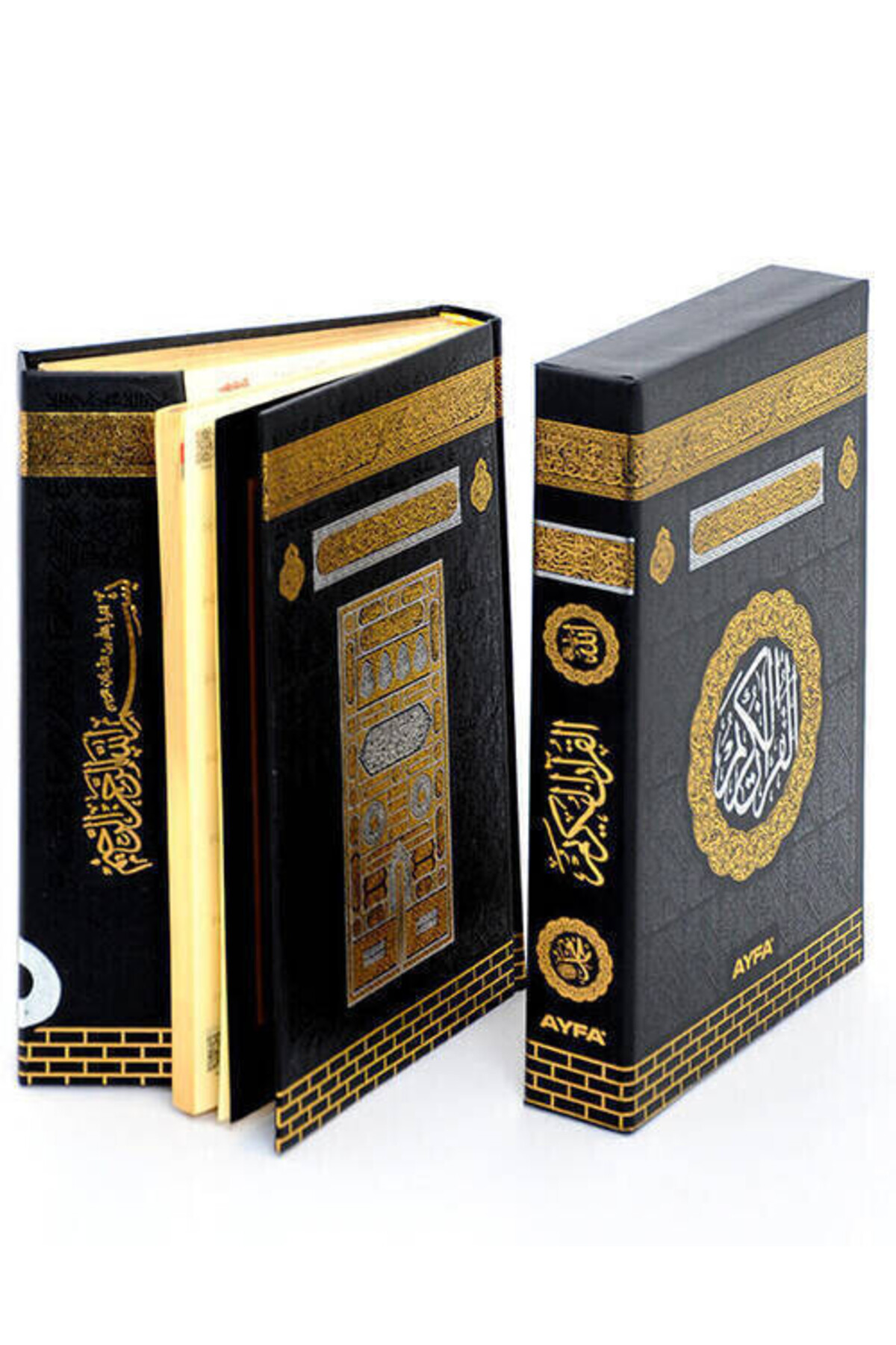 ihvan online Kabe Desenli Kuranı Kerim - Sade Arapça - Orta Boy - Bilgisayar Hatlı - Kutulu - Görsel 2