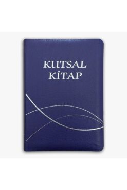 Kitabı Mukaddes Yayınları Kutsal kitap suni deri mavi