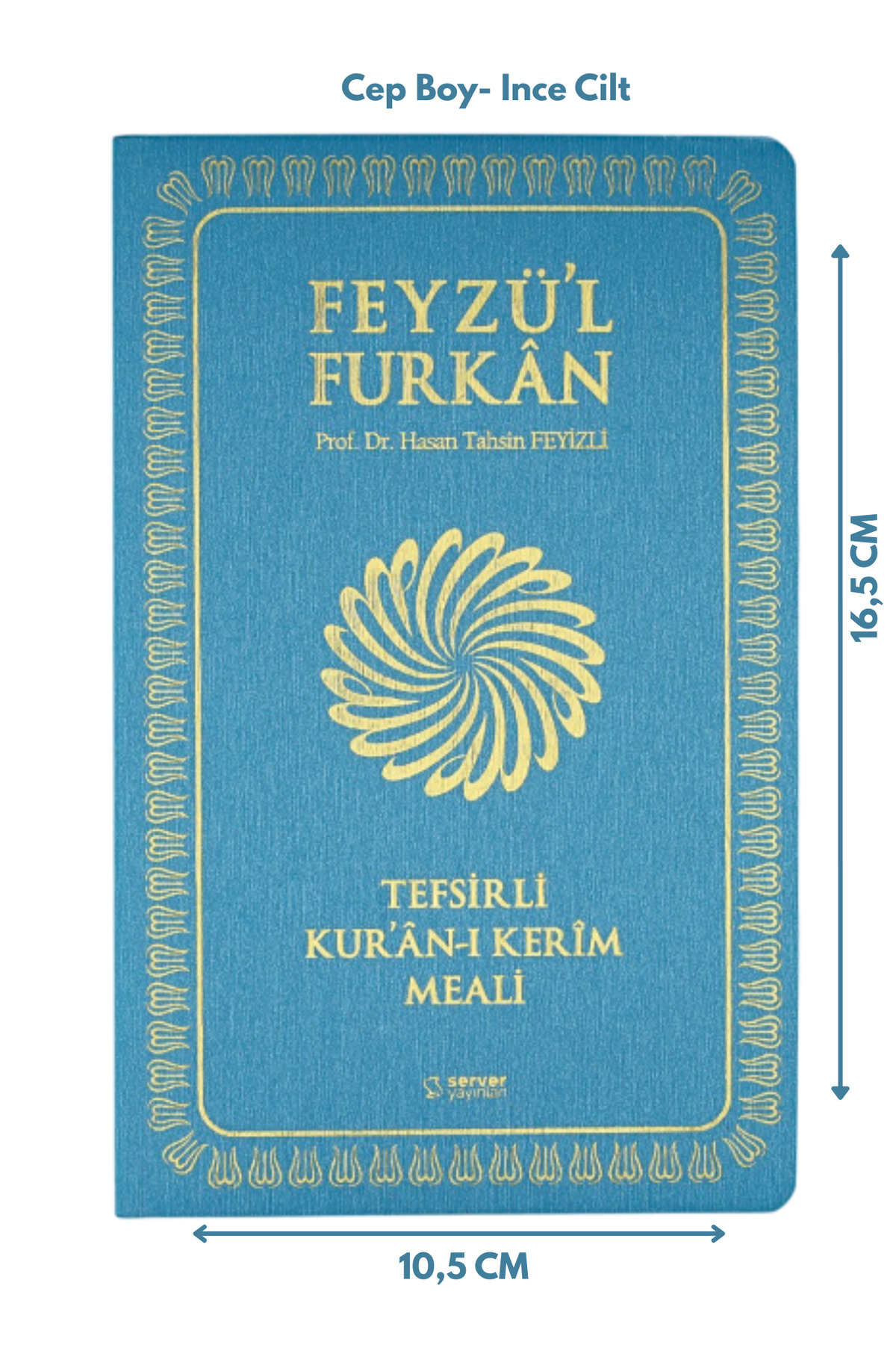 Server Yayınları Feyzü'l Furkan Tefsirli Kuranı Kerim Meali Turkuaz(CEP BOY-SADECE MEAL-İNCE CİLT) - Görsel 2