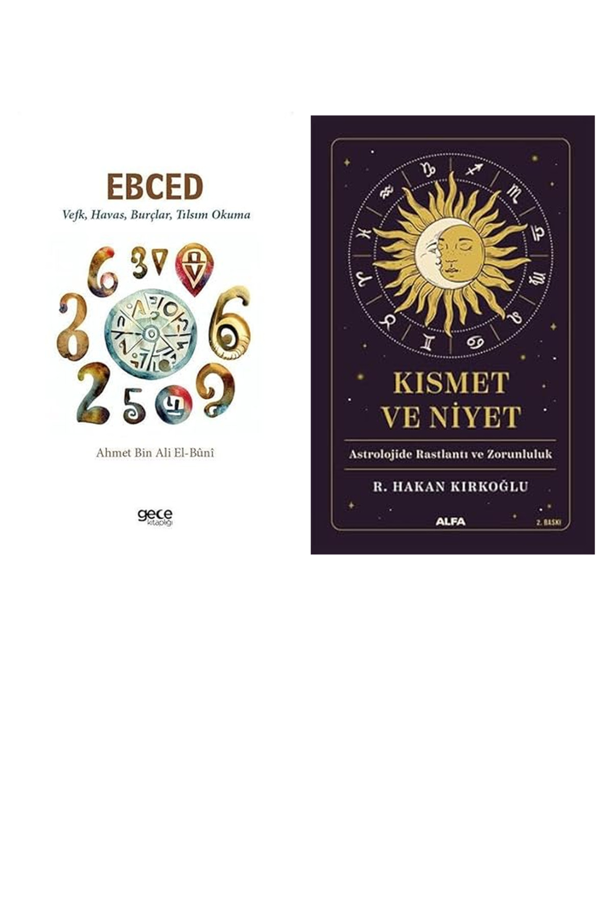 Alfa Yayınları Ebced: Vefk, Havas, Burçlar, Tılsım Okuma... +1 Din Kitabı