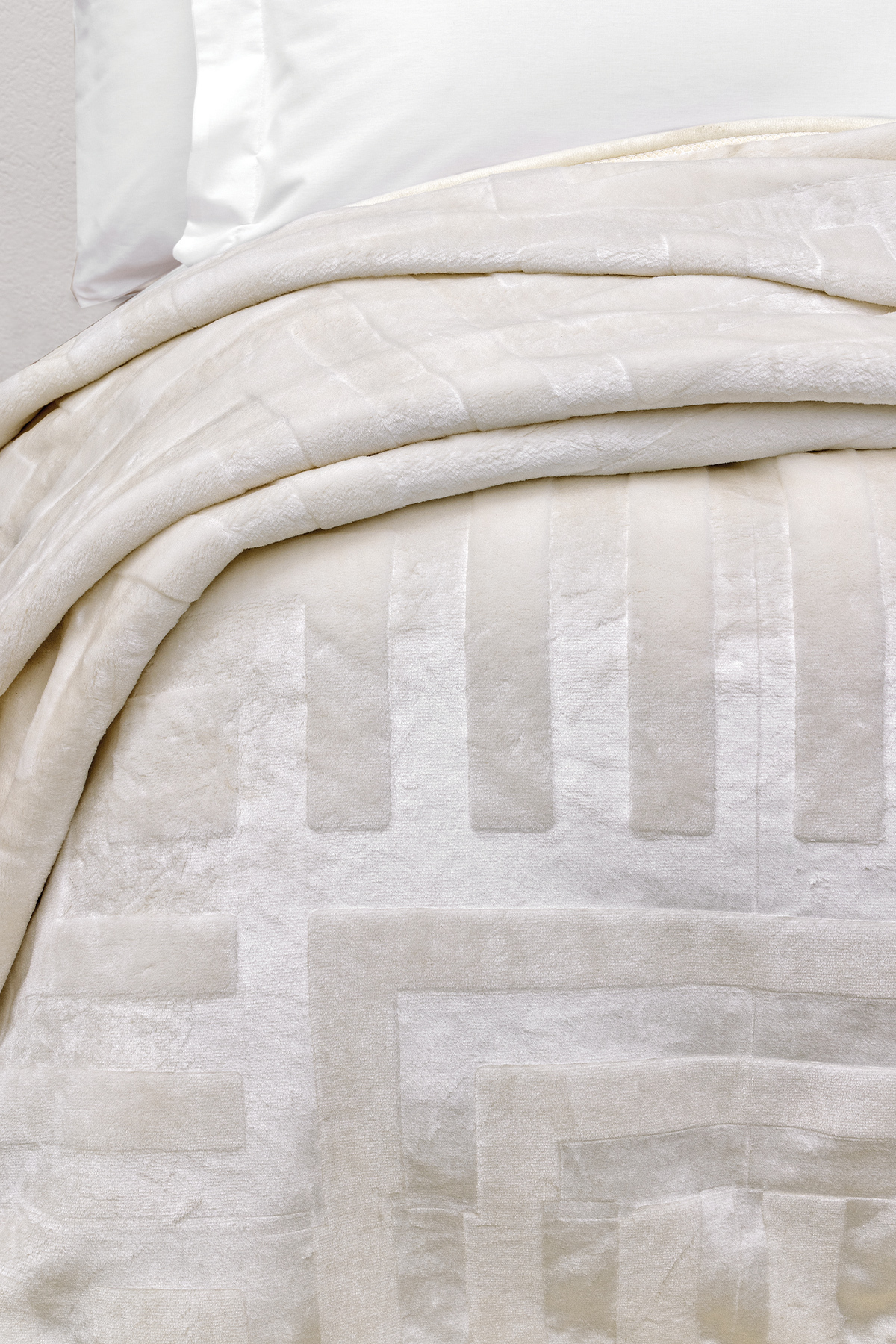 Yataş Palma Çift Kişilik Emboss Battaniye - Şampanya - Görsel 2