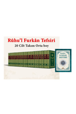 Ahıska Yayınevi Ruhul Furkan Tefsiri 20 Cilt Takım Orta Boy - Ciltli Ve Kaza Namazı