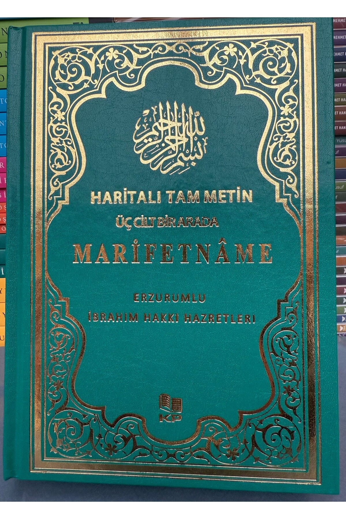 Kitap Pazarı Marifetname ERZURUMLU İBRAHİM HAKKI 3cild birarada HARİTALI tam metin 17*24 yeşil