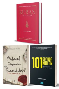 HALİÇ ÜNİVERSİTESİ YAYINLARI Kur’an Meal-tefsir: Geniş Açıklamalı - Nasıl Dayandın Ya Resulullah - 101 Soruda Kur’an 3 Kitap Set