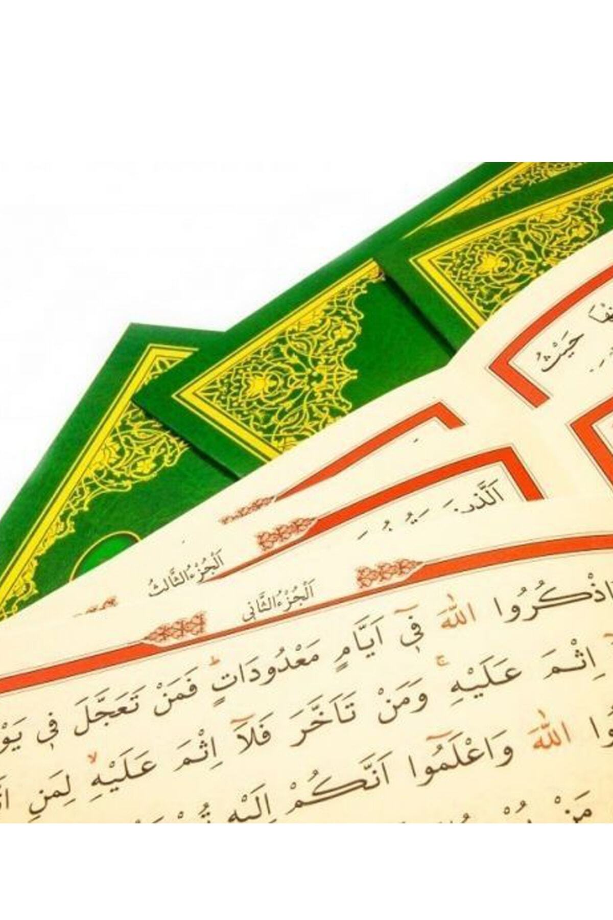 Ayfa Basın Yayın 30 Cüz Kuranı Kerim Cami Boy Yeşil - Görsel 2