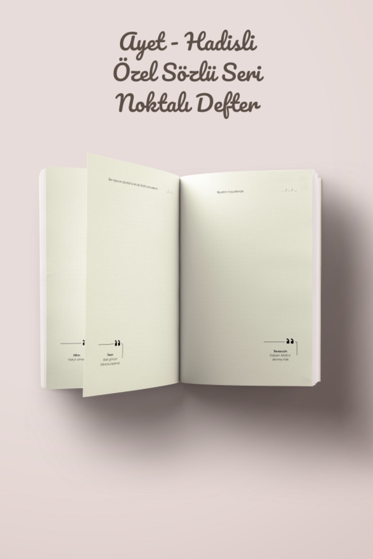 Bi Dünya Haber Kolaj Serisi 17- Allah Bize Yeter İslami Defter (Ayet-Hadisli) - Görsel 2