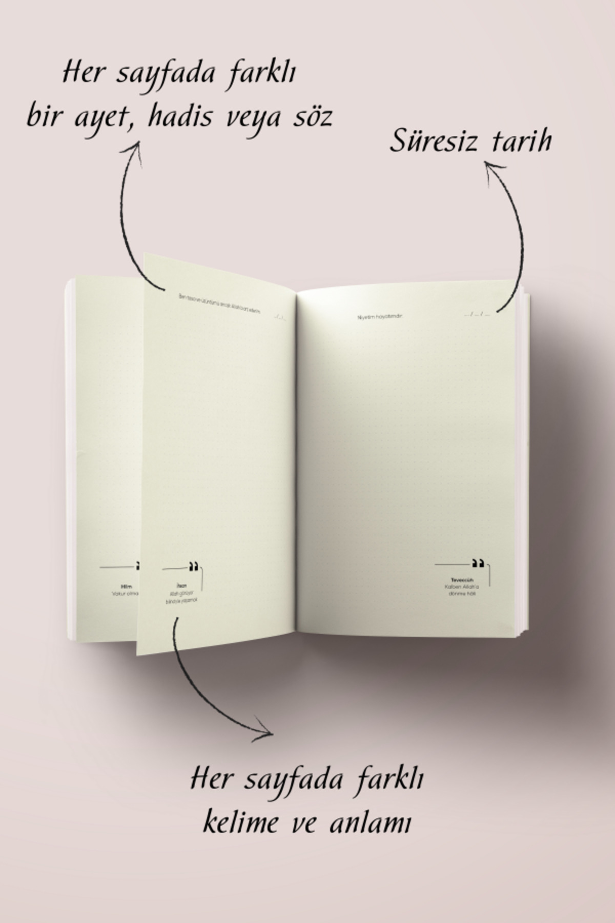 Bi Dünya Haber Kolaj Serisi 17- Allah Bize Yeter İslami Defter (Ayet-Hadisli) - Görsel 3