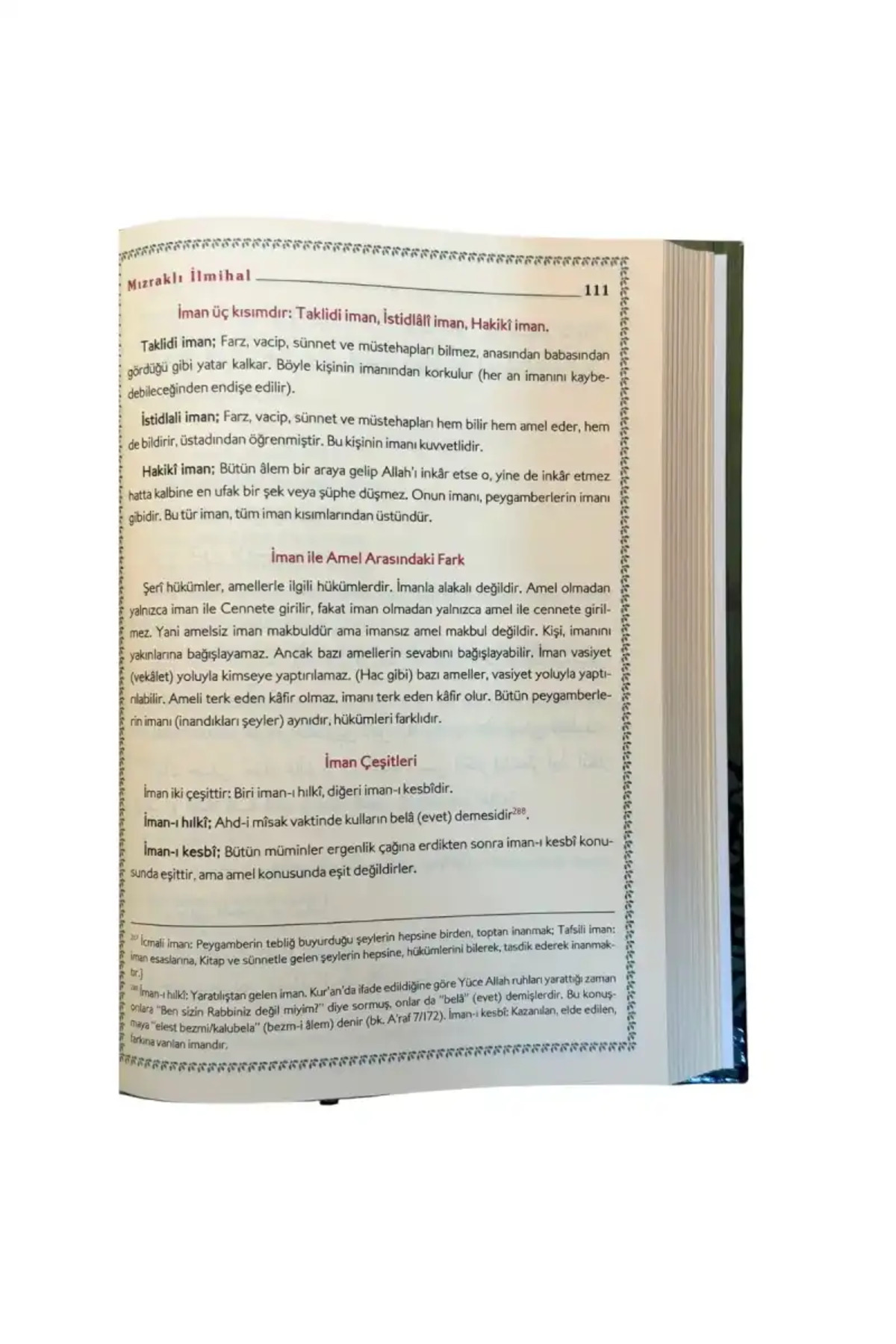 Ahıska Yayınevi Mızraklı İlmihal Tercümesi Fatih Kalender & hediyeli - Görsel 3