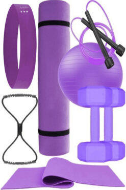 Elya Pilates Tüm Vücut Fitnessı İçin İdeal Pilates Seti - Mindere, Dambıla ve Daha Fazlasına Sahip!