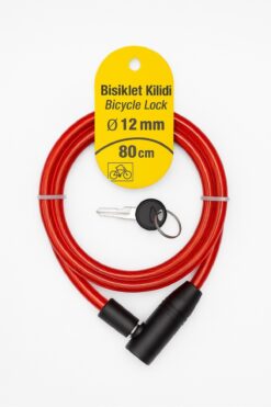 KNT Dmax 12x80 Bisiklet Halat Kilit