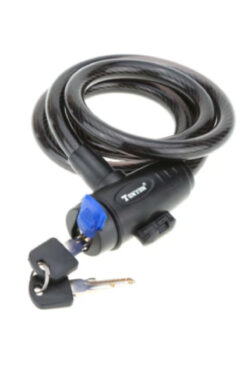 Asroya Anahtarlı Çelik Kilit Bisiklet Motosiklet Güvenlik Kilidi Bebek Arabası 10x1000