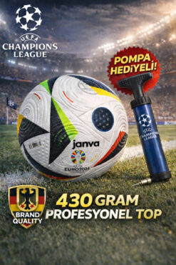 Janva Pompalı Futbol Topu Lazer Kesim 425 gram 1.kalite