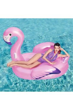 Oyuncakmatik Bestway Büyük Boy Flamingo Binici Deniz Yatağı 173 x 70cm