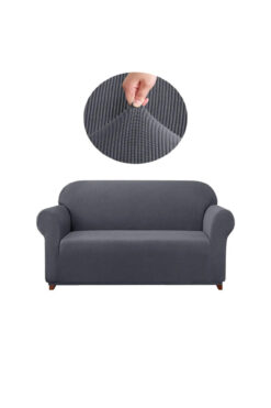 GüzelEvim Tekstil Likralı Lastikli Esnek Pitikare Desen Iki Kişilik Koltuk Örtüsü Koltuk Kılıfı