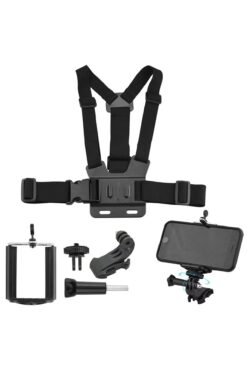 fimtech Cep Telefonu Uyumlu Göğüs Kemeri Vlog Video Çekim Seti Phone Holder Chest Body Strap