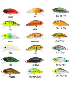 Hanfish Bıdık 35 mm #RENK :126 Ghost Fly