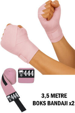 GAZELMANYA Boks Kickbox Muay Thai Sanda El Bandajı 3,5 Metre X 2 Adet Çift Boks Bandajı Sargı Bandaj