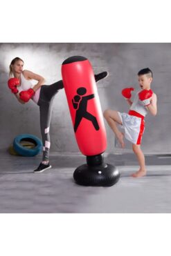 DENİMSTAR Denimstar 160 Cm Kırmızı Şişme Boks Torbası