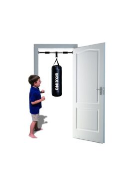 FIRATHOME Frt Spor Çocuk Siyah Boks Kum Torbası Ve Barfiks Asma Demiri 53 X 20 Cm