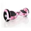 CityMate Elektrikli Kaykay Scooter Hoverboard 6.5 Inch Pembe Kamuflaj Grafity D05