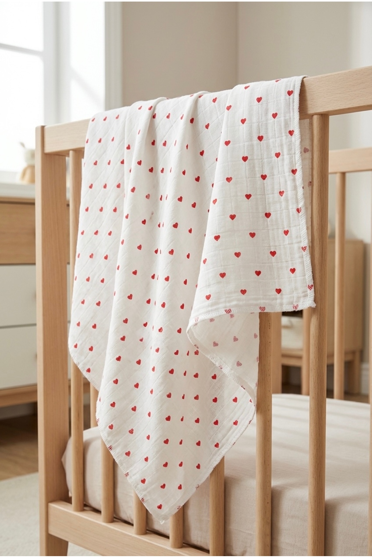 COOLMINIES Çok Amaçlı Müslin Örtü , Müslin Yenidoğan Bebek Battaniyesi, %100 Pamuk, Müslin Bez 80*90 cm