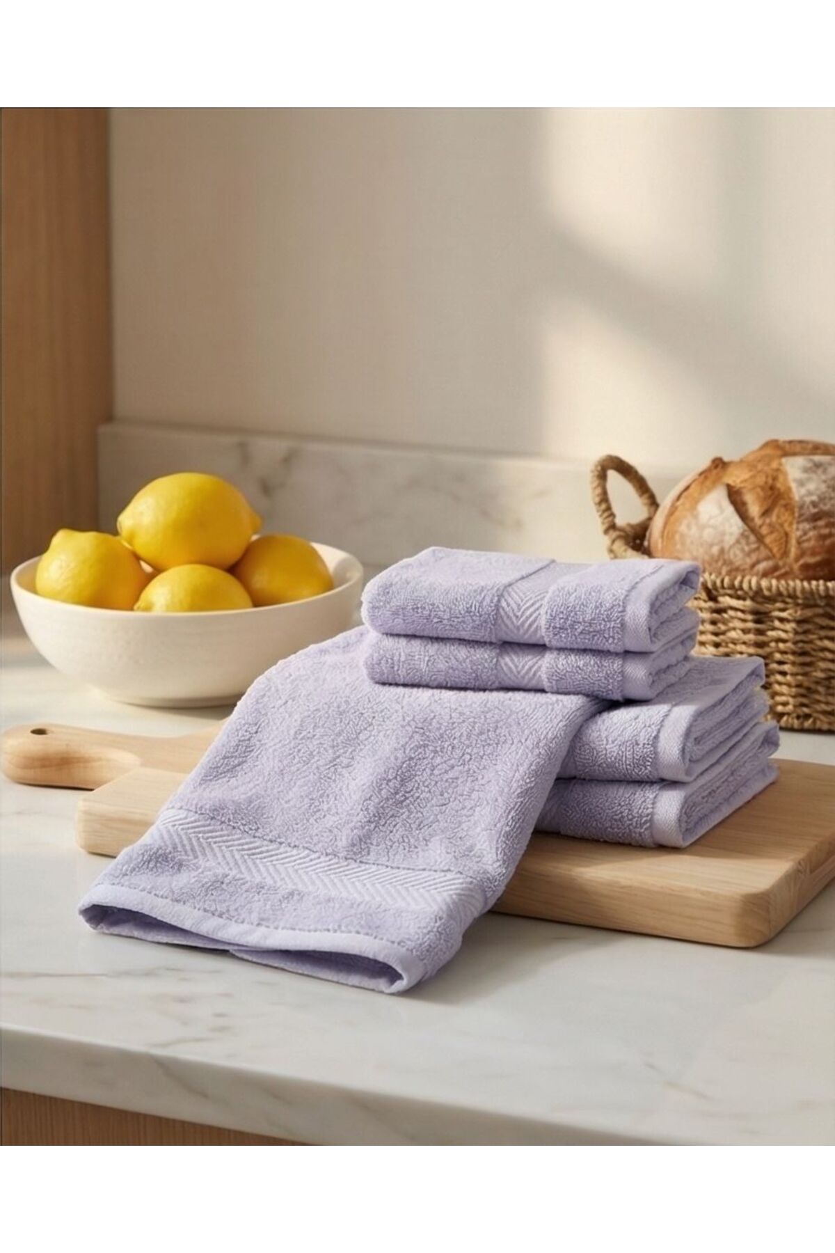 incila home 30x30cm 6 Parça Küçük El Havlusu | Mutfak Havlusu