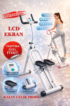 Havana C-01 Katlanabilir Dikey Tırmanma Egzersiz Aleti Stepper Kondisyon Bisikleti Spor Aleti Fitness Aleti