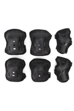 Tex Çocuk Dizlik Dirseklik Set - Siyah