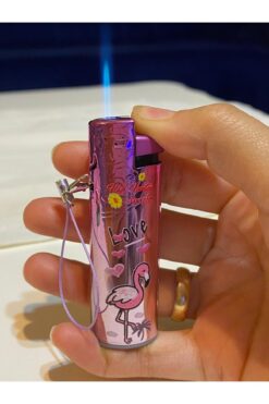 İNDİRİM CENTER Özel İpli Flamiingo Desenli Çakmak