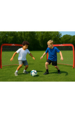 North Pasific ÇİFT KALE Kancalı Portatif Futbol Kalesi 120 Cm X 80 Cm X 80 Cm 2 Adet (TAŞIMA ÇANTALI) Oxford Kumaş