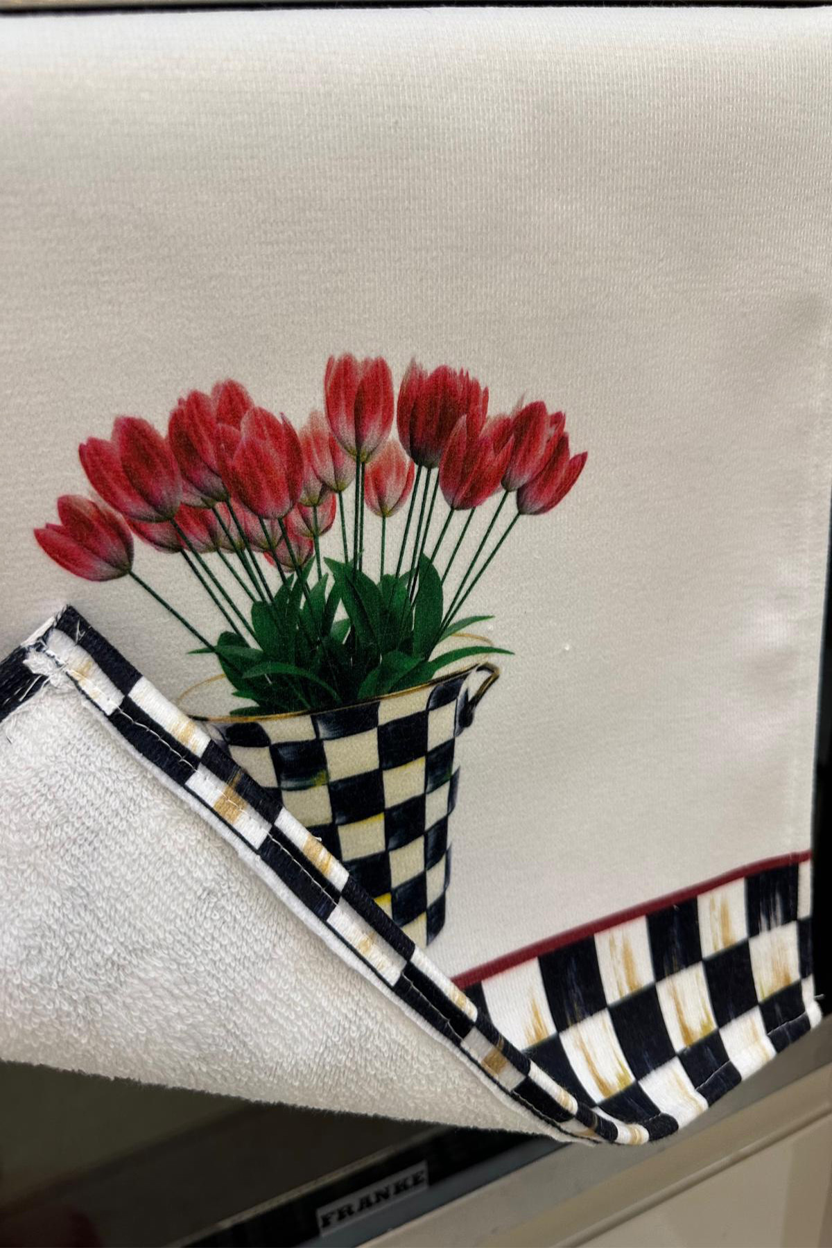 aymira home Dekoratif Mutfak Pamuklu Fırın Havlusu Özel Desenli Etnik Model 35x50 cm Yıkanabilir - Görsel 3