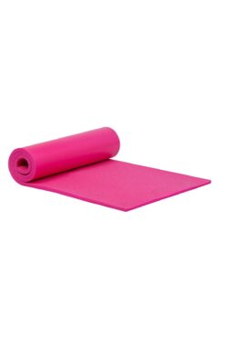 Yukon 10 mm Çift Taraflı Pembe Siyah Pilates Matı Pilates Minderi 180cmx60cm X10 mm