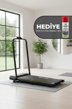 Fischer Bluetoothlu Uzaktan Kumandalı Portatif Yürüyüş Koşu Bandı (Onetick Koşu Bandı Yağı Hediye)