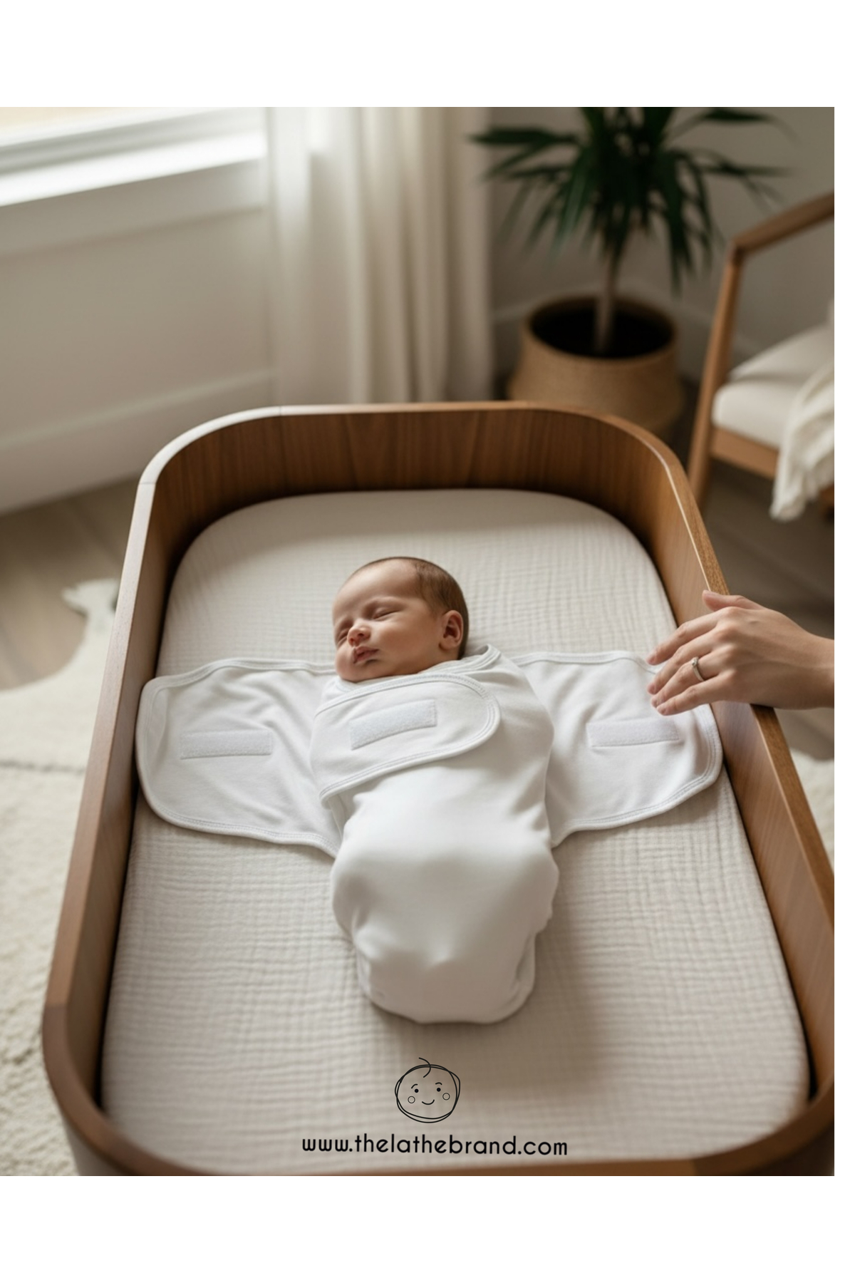 THELAKIDS ‘Sleep mode:on’ Aplikeli Örme Bebek Bel Destekli Kundak - Görsel 2