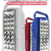 SULED Kamp Lambası Usb 6v Akülü 80 Saat - 3gün Aydınlatma 24 Smd Led Işıldak Lamba 220v Şarj