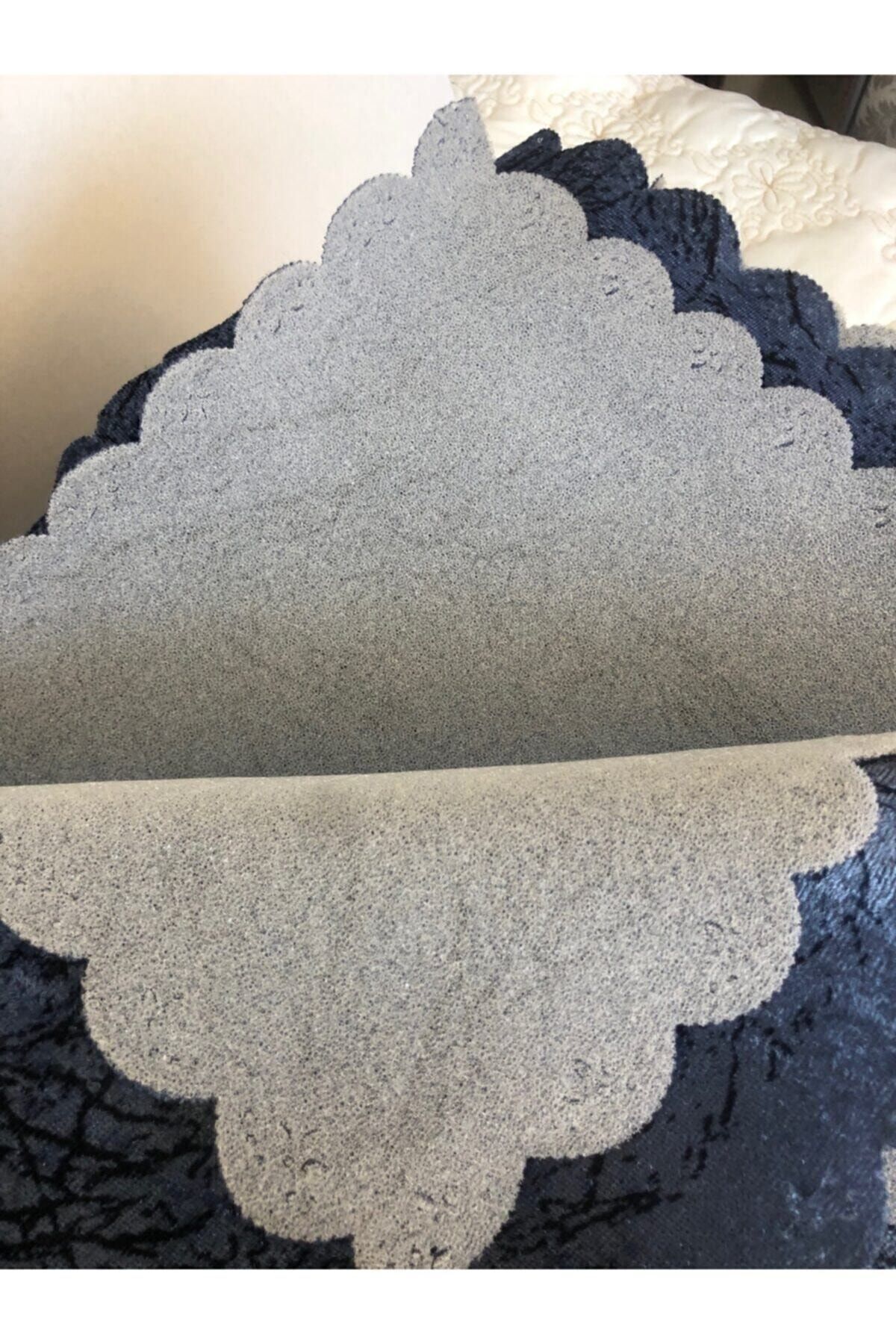 Genel Markalar mavi Süngerli Koltuk Çekyat Örtüsü Damar Desenli Kaymaz Yıkınabılır Örtü - Görsel 3