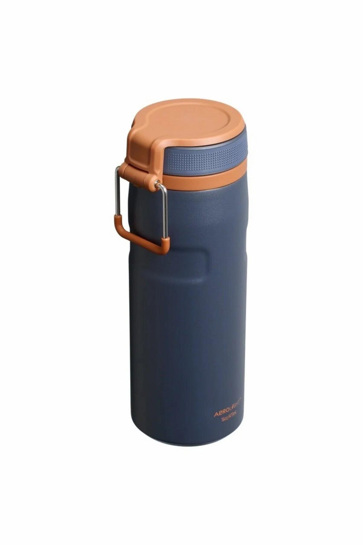 Stanley The IceFlow™ Bottle Twist Flip Termos 0.47 LT / 16oz Sarı 10-12106-082 - Görsel 2