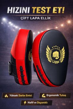 Liggo Strike Boks Lapası Çift Ellik Boks Elliği Boks Lapa Kick Boks Muay Thai Vuruş Lapası