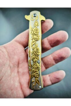 Browning Gold desenli kamp çakısı