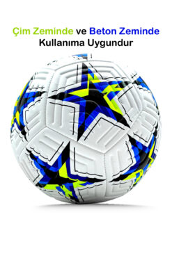 Hisar ŞAMPİYONLAR LİGİ 4 Astarlı Sert Zemin Halı Saha Maç Topu 430gr